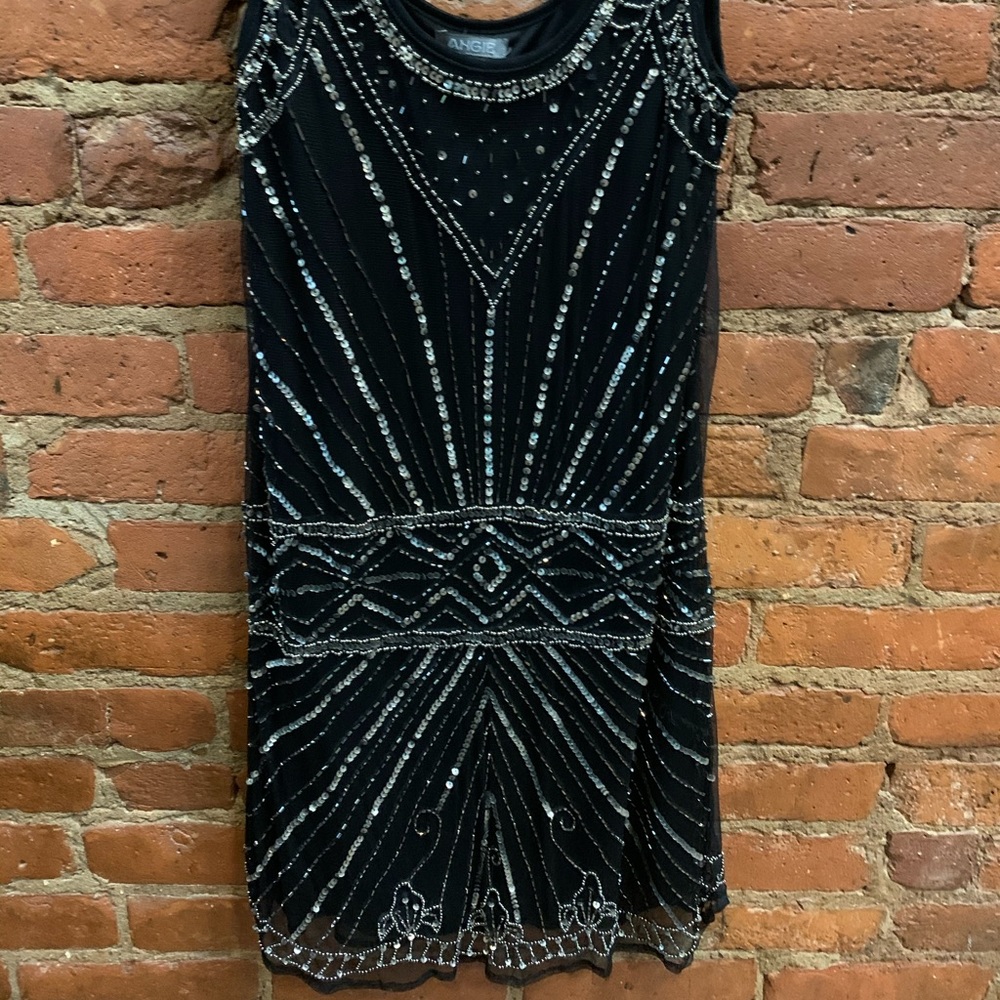 Black cocktail dress